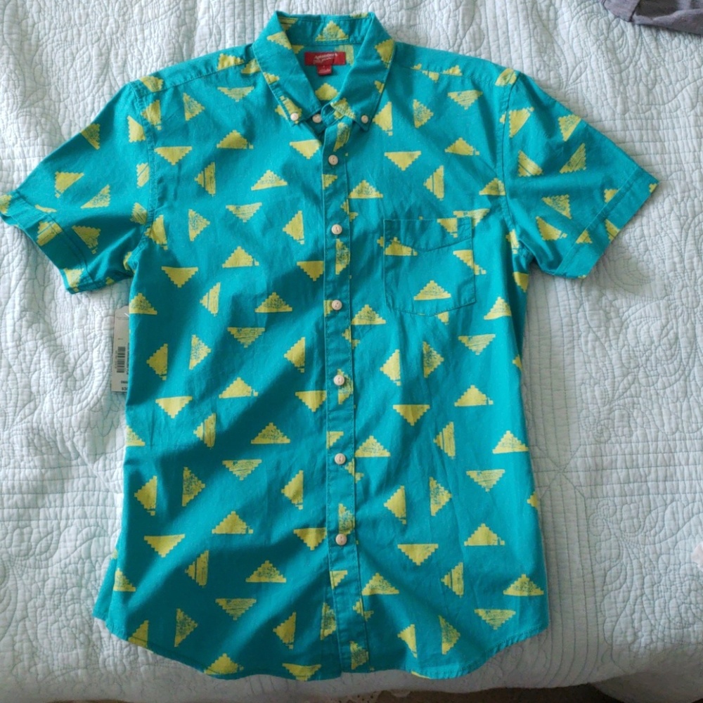 Mens Teal Shirt